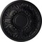 Ekena Millwork Wakefield Ceiling Medallion (Fits Canopies up to 3 5/8"), 11 3/4"OD x 1 1/4"P, Steel Gray CM11WASGS - alternate 1
